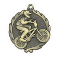 Medal, "BMX Racing" - 1 3/4" Wreath Edging